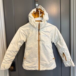Patagonia Gold and White Jacket